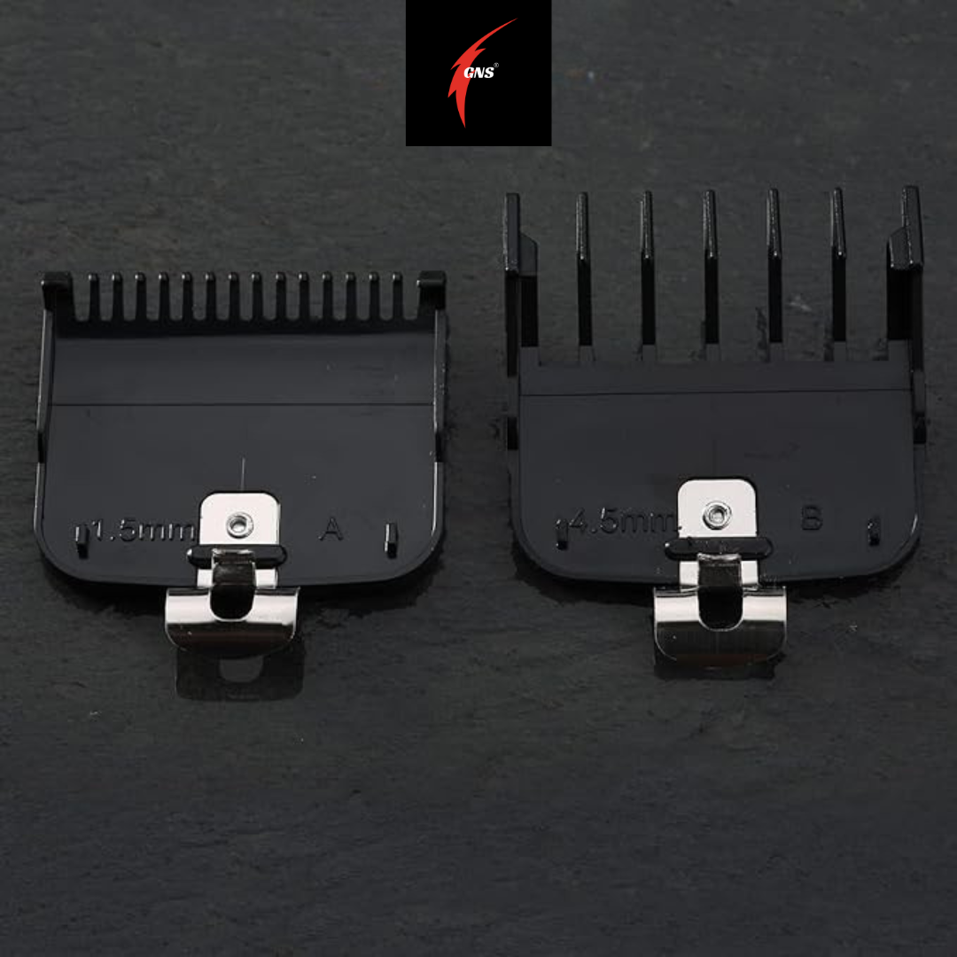 GNS Professional Hair Clipper and Trimmer attachment comb set