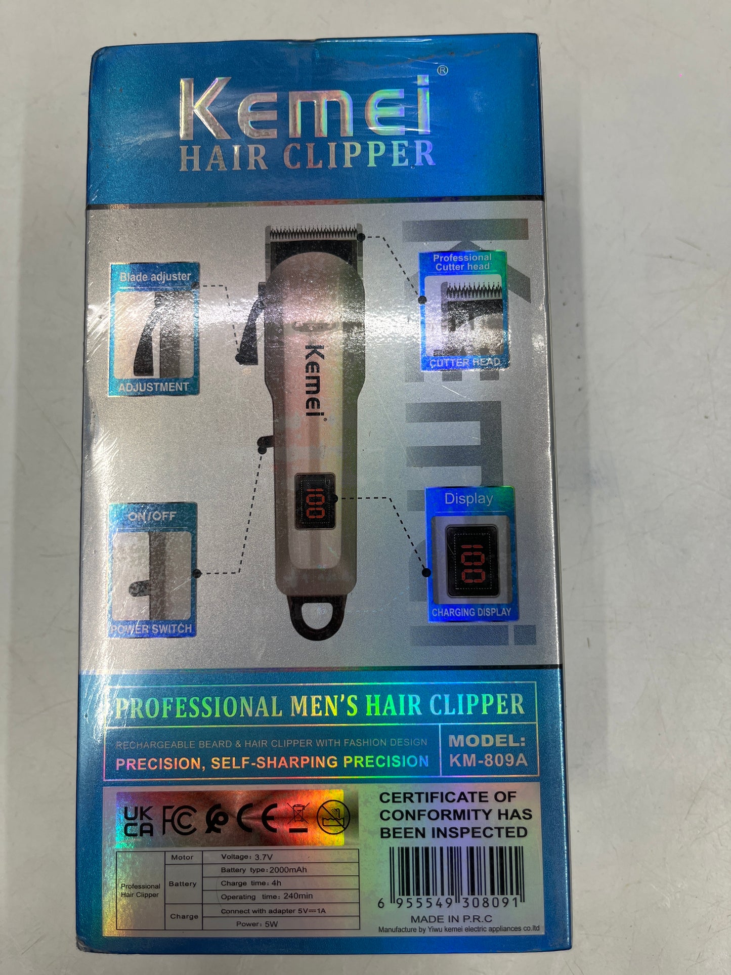 Original Kemei KM-809A Trimmer for men | kemei Trimmer for men