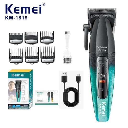 Kemei KM-1819 Professional Hair Clipper  Cordless Rechargeable Hair Cutting Machine