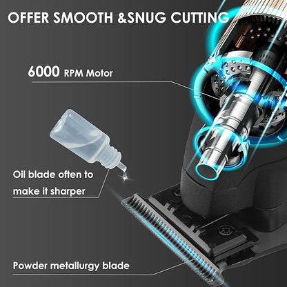 Kemei KM-2293 Professional Cordless Beard & Hair Trimmer for Men