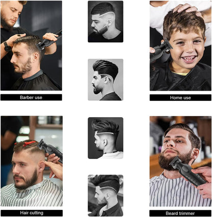 Kemei KM-2299 Professional Hair & Beard Trimmer for Men | Cordless | USB Rechargeable