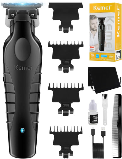 Kemei KM-2299 Professional Hair & Beard Trimmer for Men | Cordless | USB Rechargeable