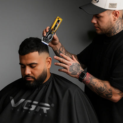 VGR V-656 Professional Cordless Beard & Hair Trimmer for Men | Rechargeable
