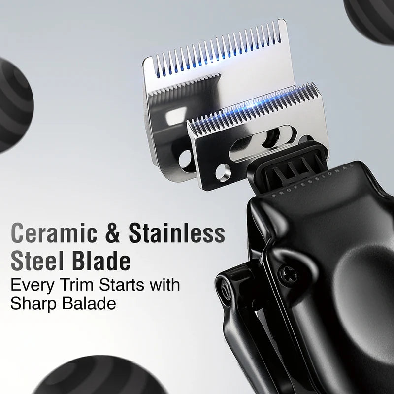 VGR V-656 Professional Cordless Beard & Hair Trimmer for Men | Rechargeable