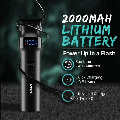 VGR V-987 Professional Hair Trimmer for men, 400 mins battery backup, VGR Trimmer for men