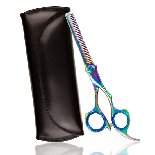 DANIAL 4200 6.5″ Thinning Scissor – Japanese Steel | Titanium Multicolored Finish | Salon Professional Grade